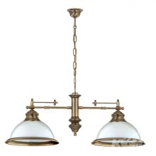 Lido oprawa wiszaca 2x60W E27 platyna/bialy